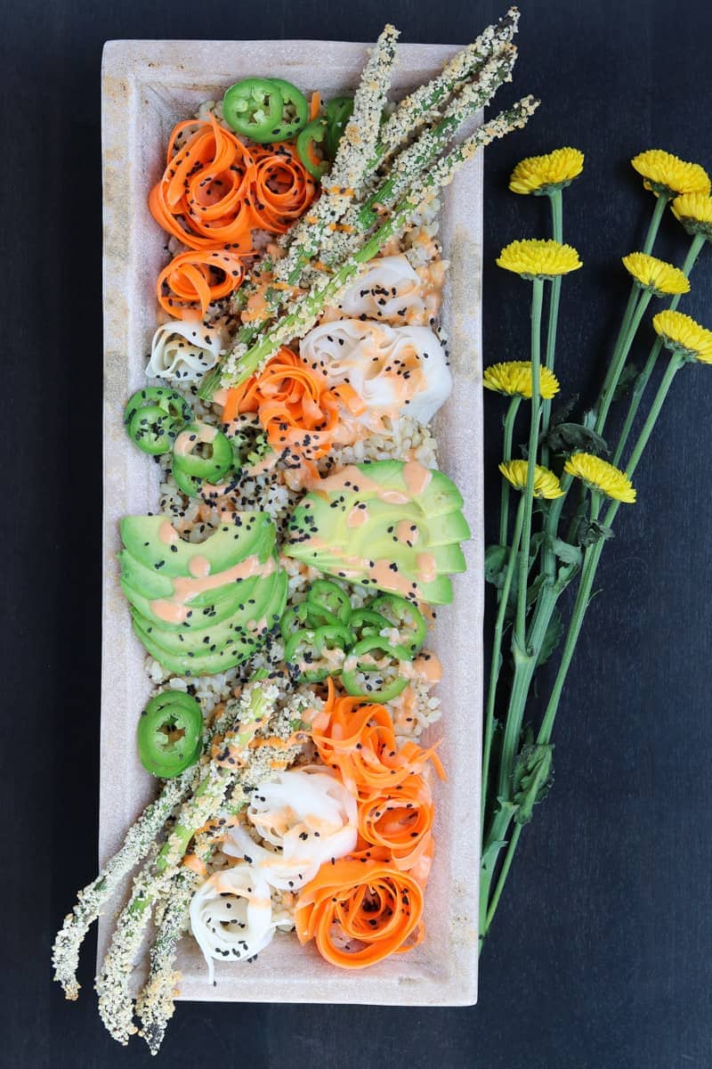 Crispy Spicy Sushi Bowls