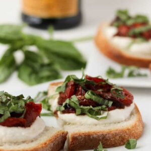 Roasted Tomato Jam Crostini