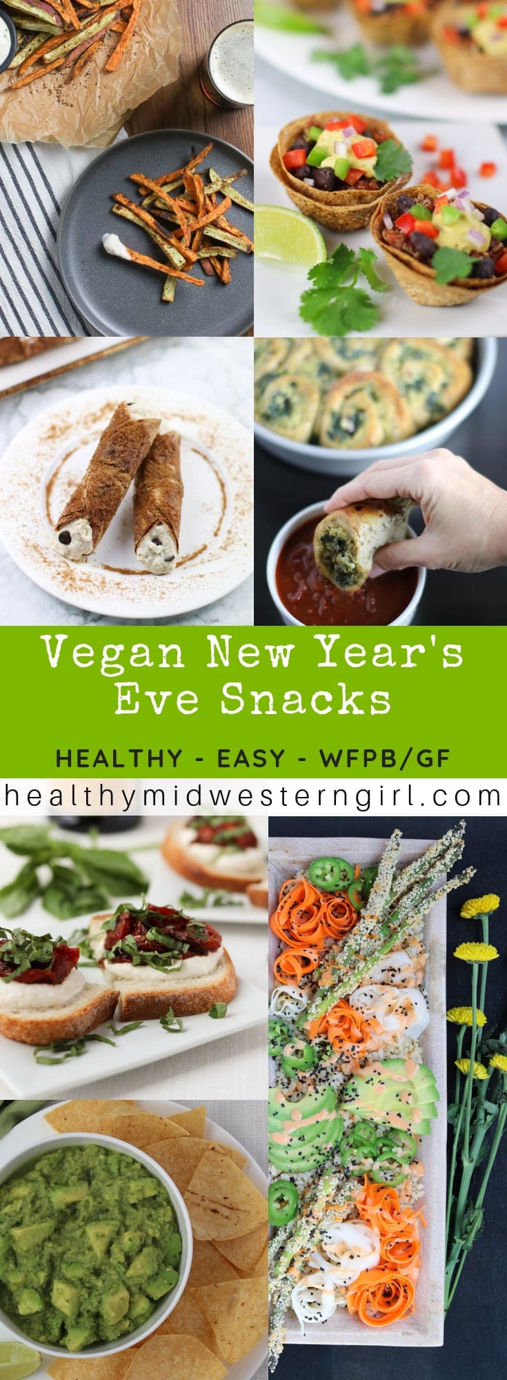 Vegan New Year's Eve Snacks • Healthy Midwestern Girl