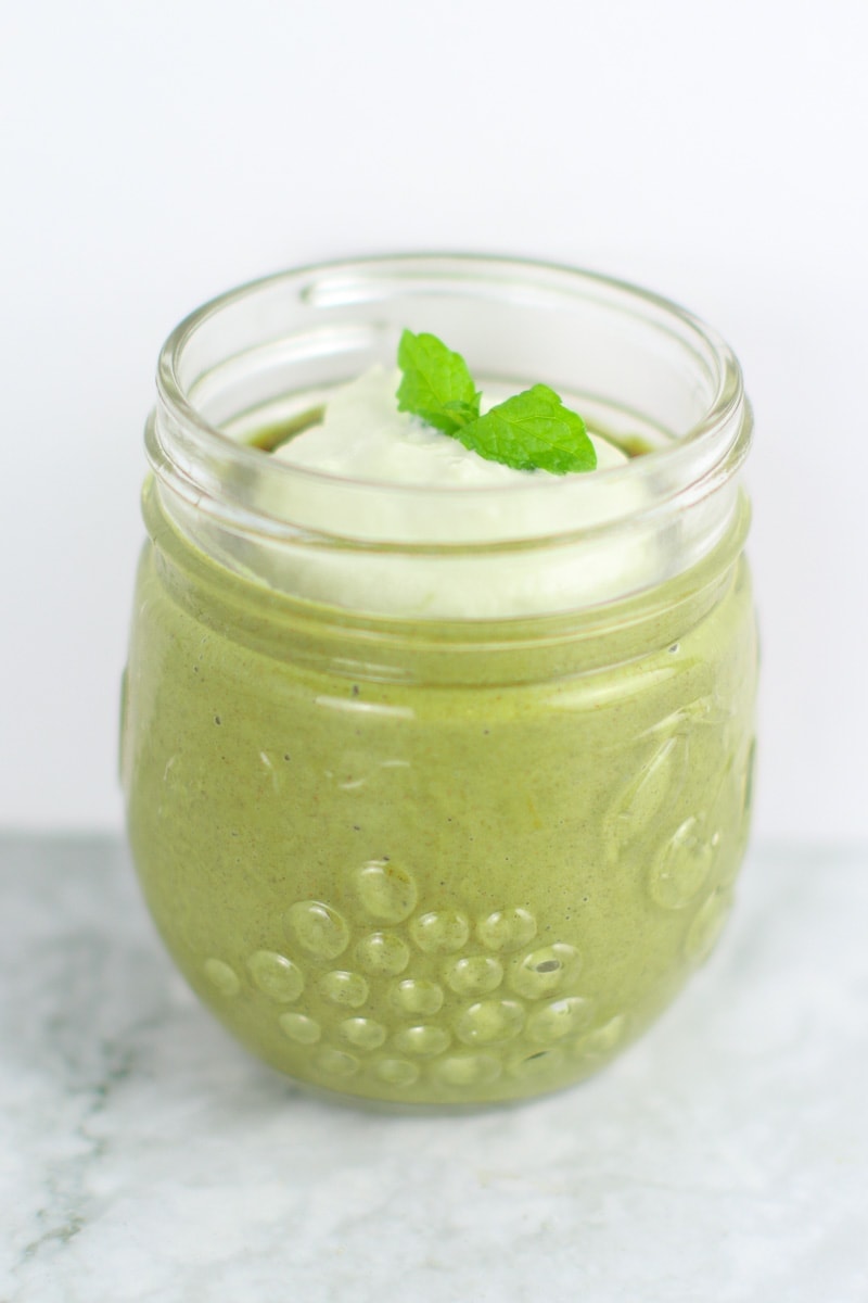 matcha pudding