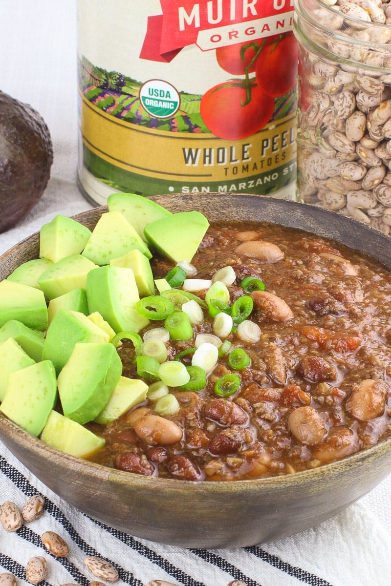 Instant Pot Vegan Chili - Eat With Clarity