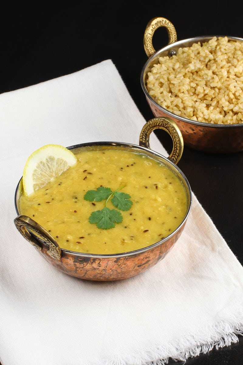 red lentil dal soup