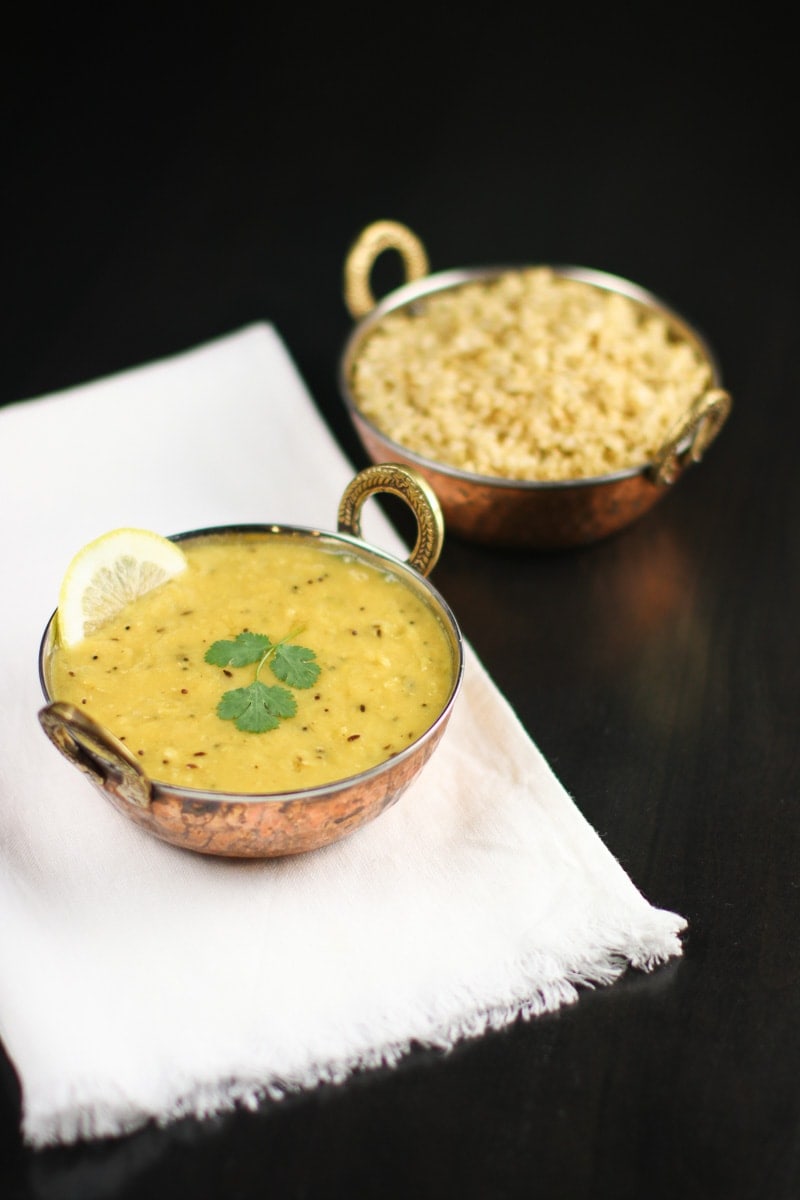 red lentil dal soup