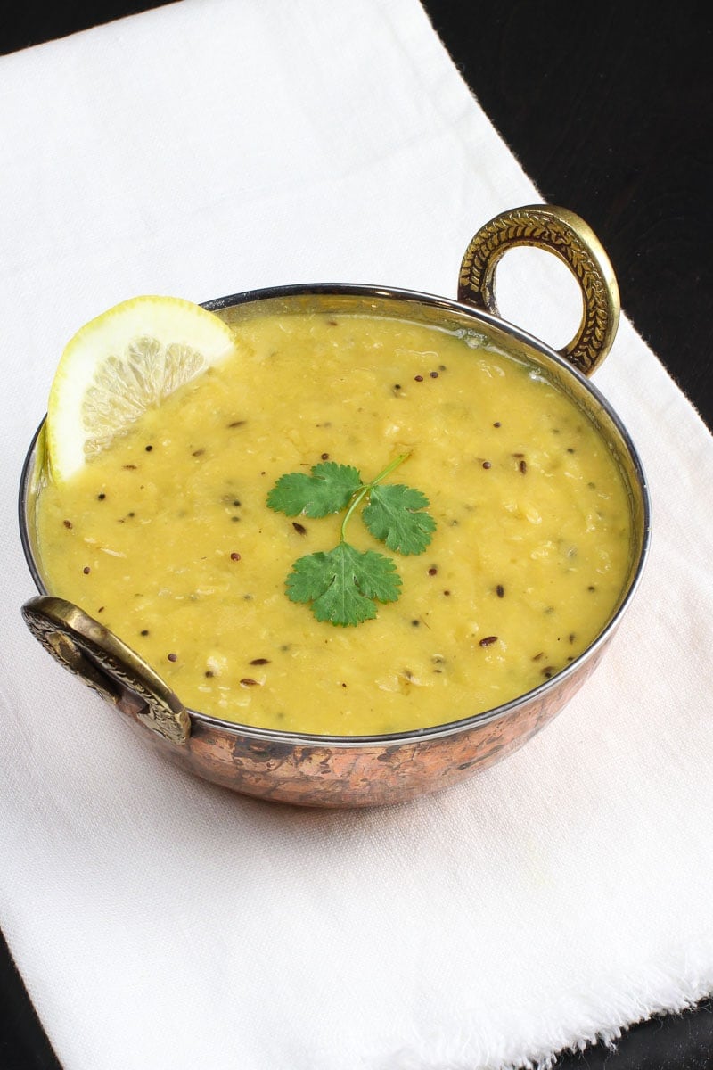 red lentil dal soup