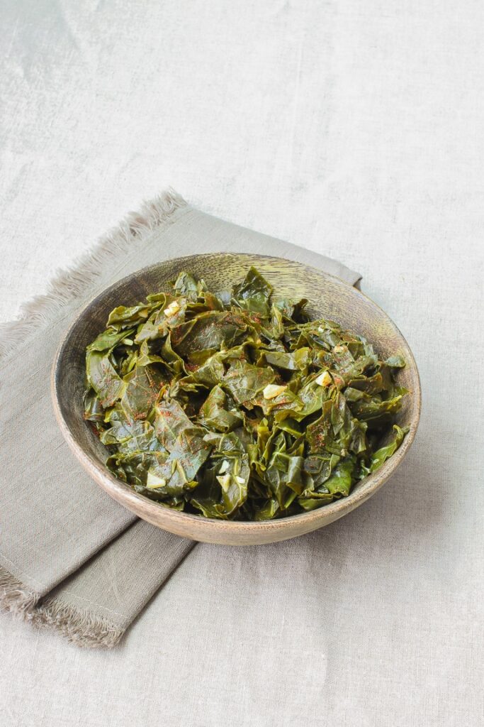 Instant Pot Vegan Collard Greens WFPB • Healthy Midwestern Girl