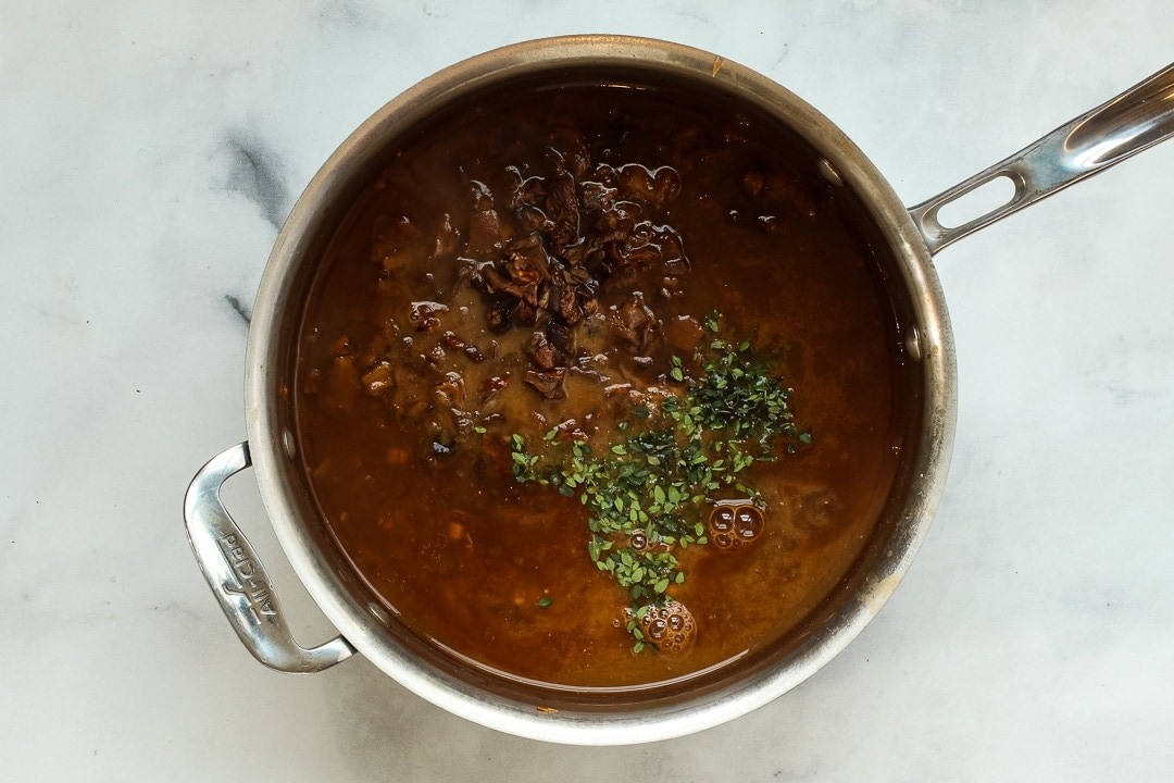 Vegan Porcini Mushroom Gravy [WFPB] • Healthy Midwestern Girl