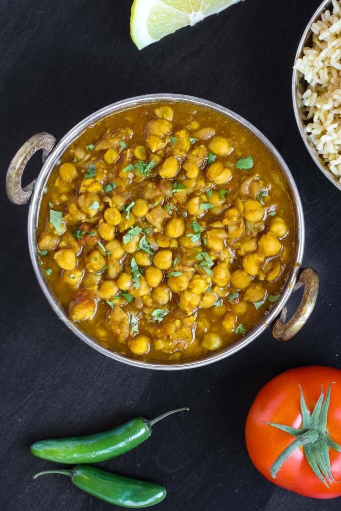 Instant Pot Chana Masala Healthy Midwestern Girl