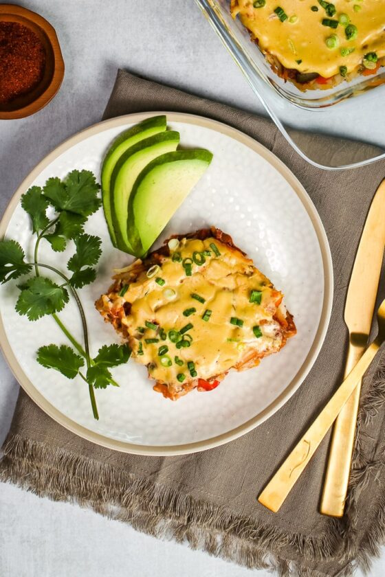 Mexican Breakfast Casserole • Healthy Midwestern Girl