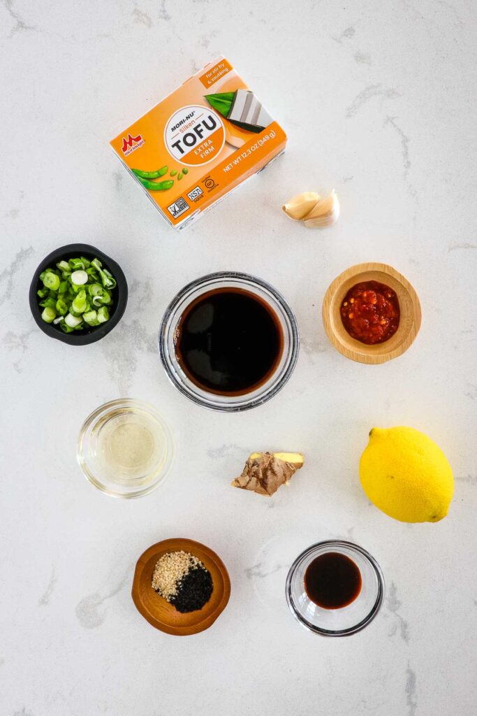 Silken Tofu with Spicy Soy Dressing • Healthy Midwestern Girl