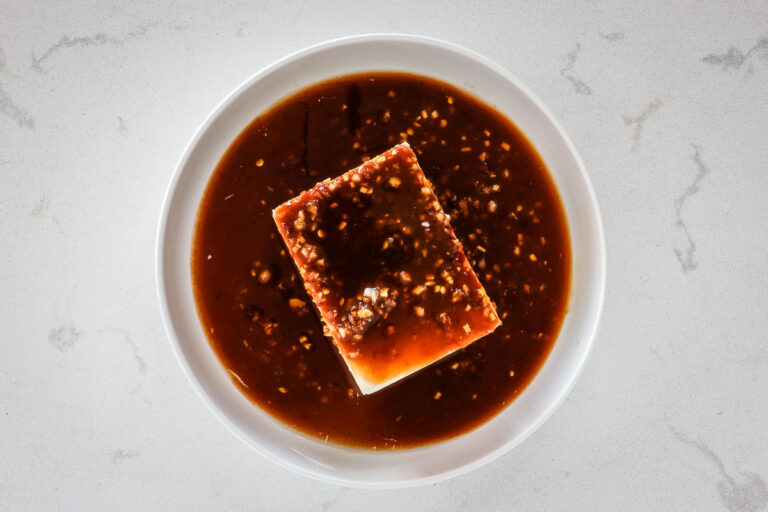 Silken Tofu with Spicy Soy Dressing • Healthy Midwestern Girl