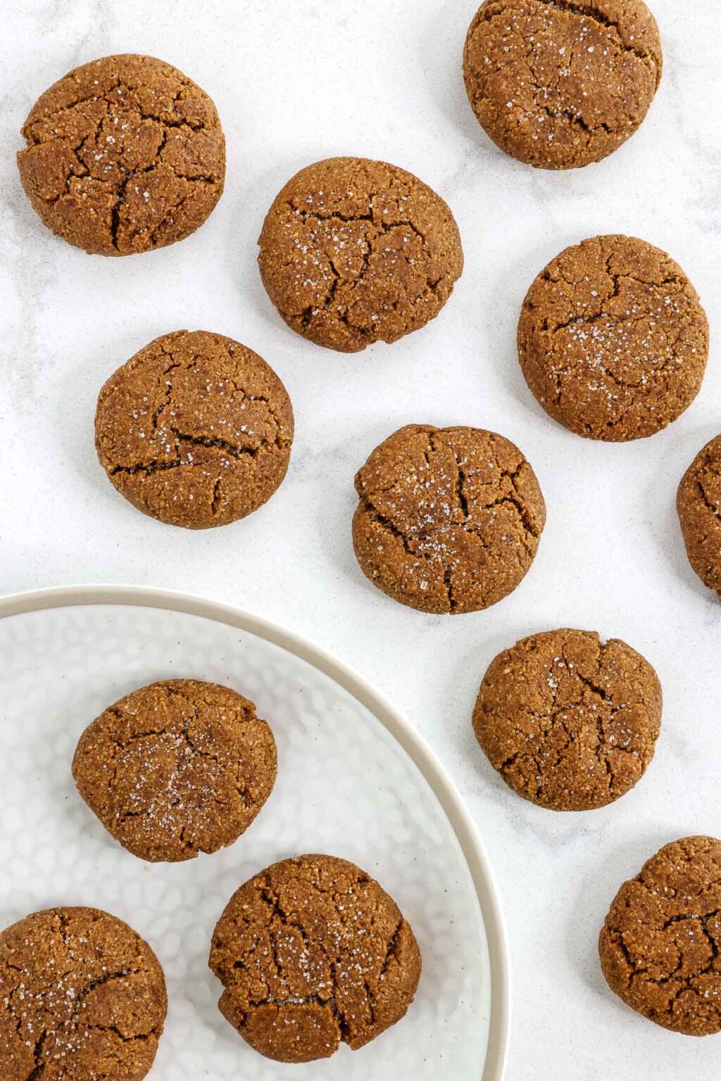 Vegan Molasses Ginger Cookies • Healthy Midwestern Girl