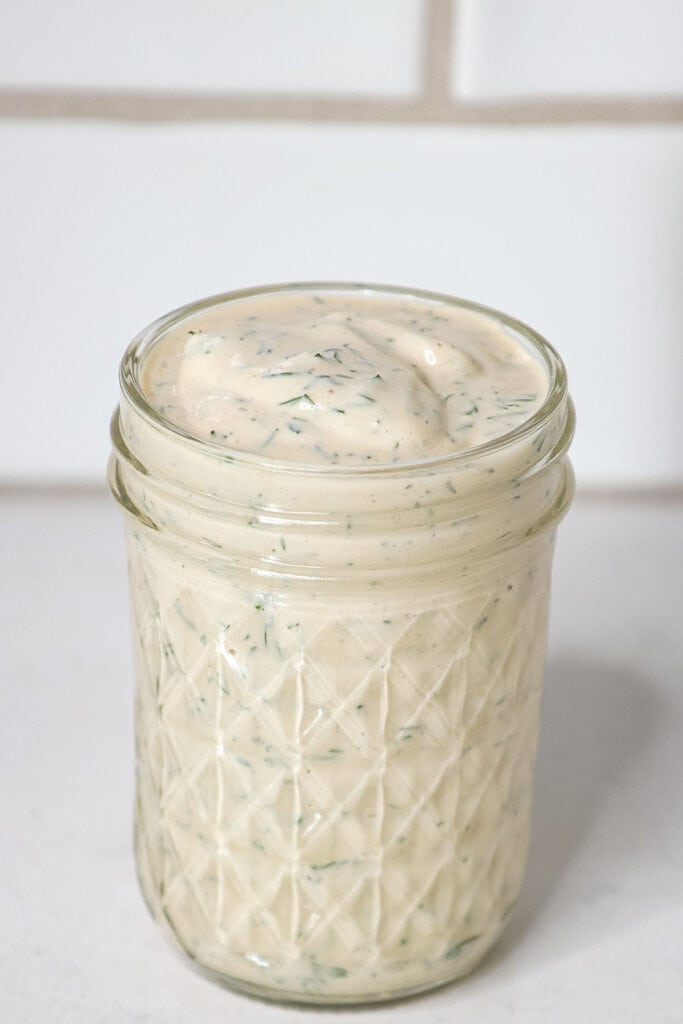 Best Vegan Ranch Dressing [Oil Free] • Healthy Midwestern Girl