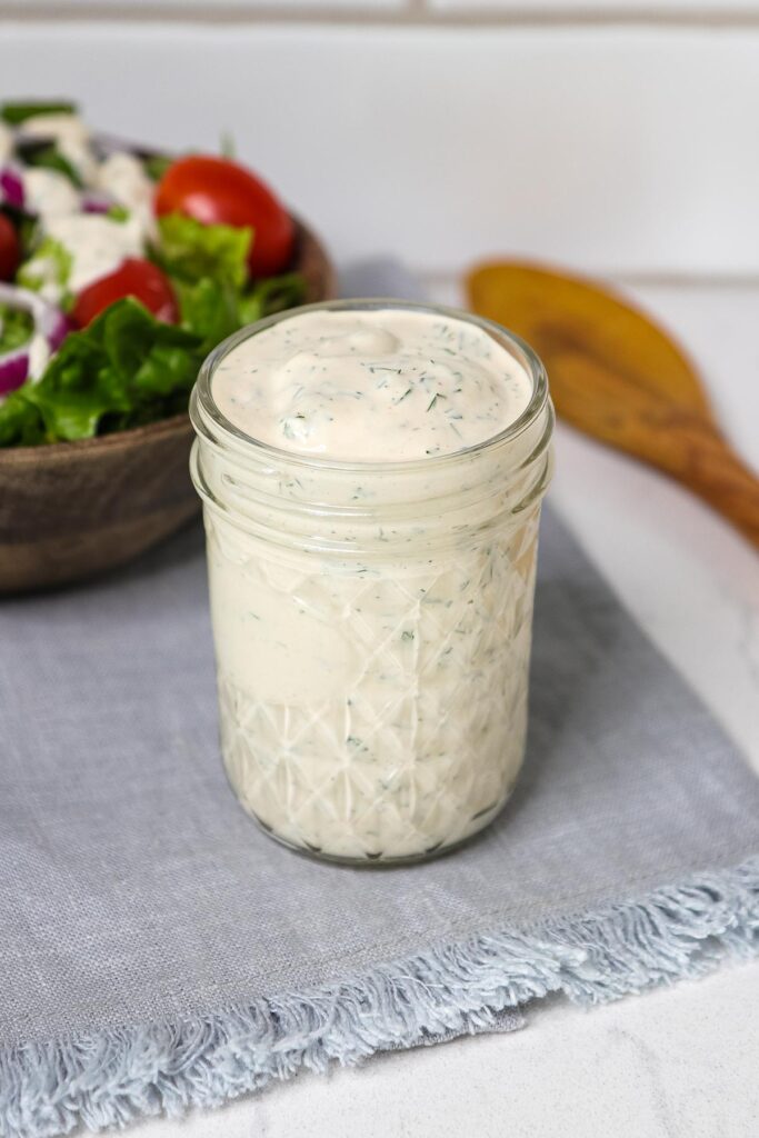 Best Vegan Ranch Dressing [Oil Free] • Healthy Midwestern Girl