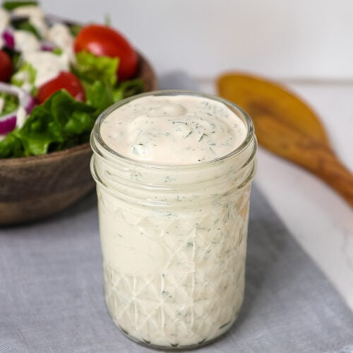 Best Vegan Ranch Dressing [Oil Free] • Healthy Midwestern Girl