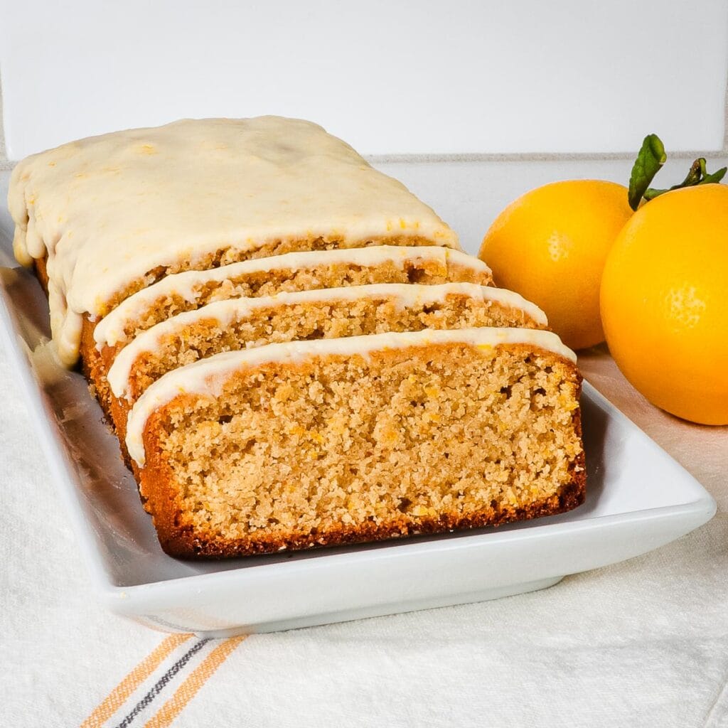 Vegan Pound Cake with Lemon Icing • Healthy Midwestern Girl