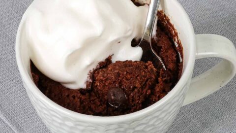 Fluffy Almond Flour Mug Cake in 2 Minutes - Gluten-Free Recipe