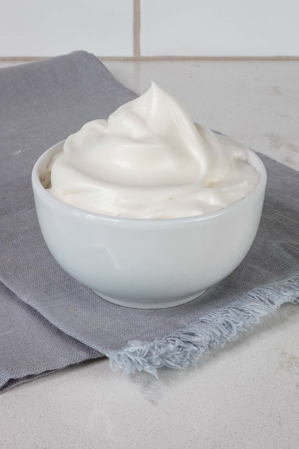 Aquafaba Whipped Cream • Healthy Midwestern Girl