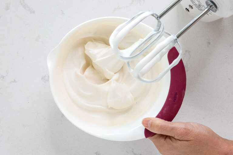 Aquafaba Whipped Cream • Healthy Midwestern Girl